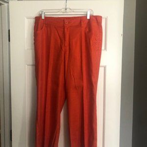 Cabi Linen crop pants